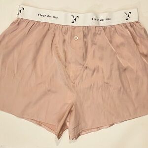 Fleur du Mal Size M Blush Silk Garment